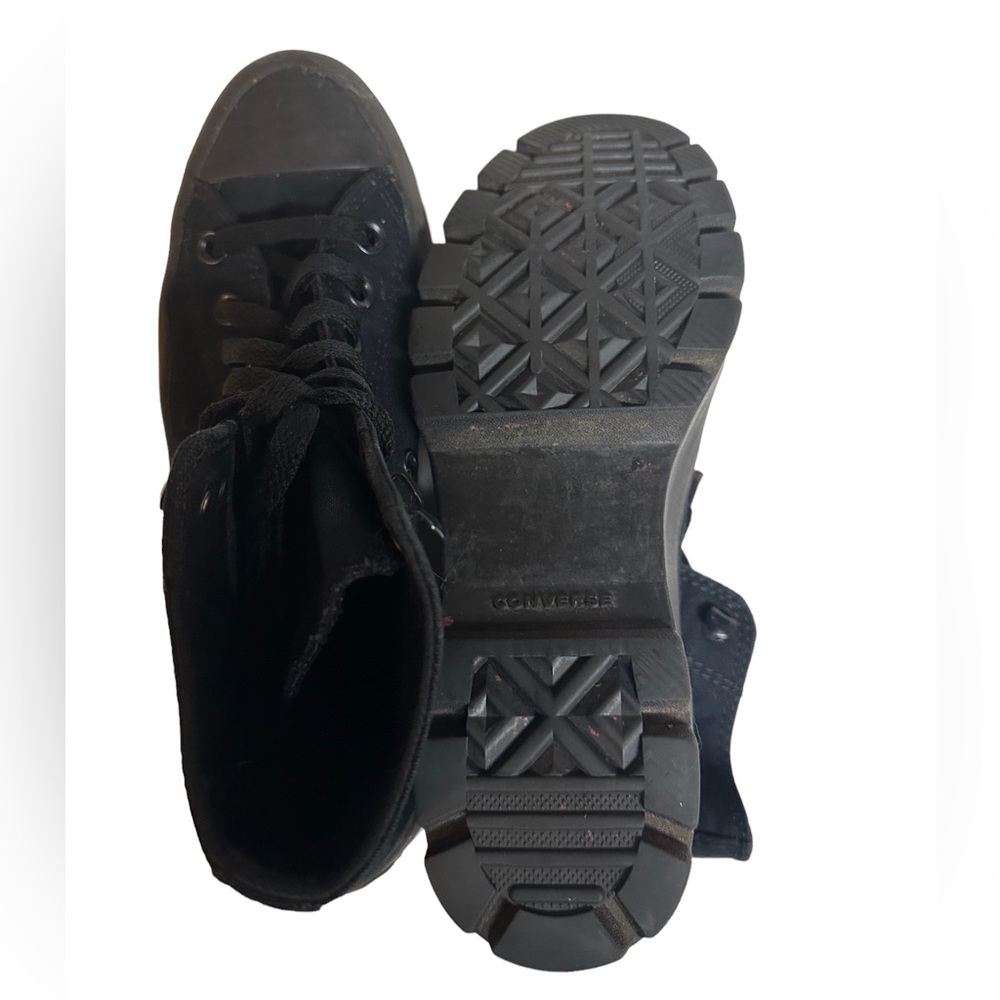 Womens Converse Chuck Taylor
All Star Hi Lugged Sneaker -Black Monochrome - Picture 8 of 8